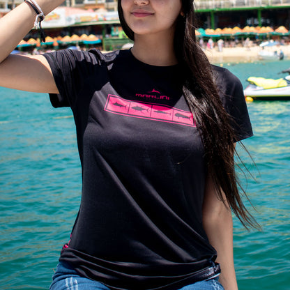 Playera Black & Pink Dama