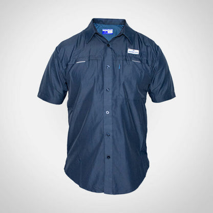 Camisa Casual Azul Marino Hombre